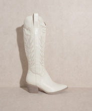 Load image into Gallery viewer, Let&#39;s Go Girls White Cowgirl Boots
