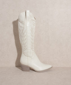 Let's Go Girls White Cowgirl Boots