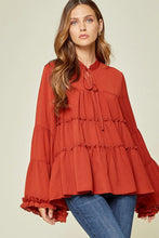 Load image into Gallery viewer, The Margarite Flowy Broomstick Blouse
