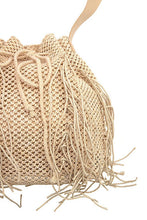 Load image into Gallery viewer, Calista Woven Shoulder Bag in Natural
