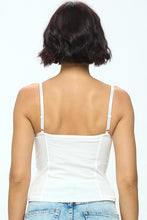Load image into Gallery viewer, Cora Padded Tank in White | SALE
