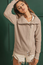 Load image into Gallery viewer, Charlotte High Neck Sweater Jacket
