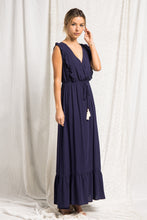 Load image into Gallery viewer, SALE - Navy Surplus Maxi with Tassel Ties
