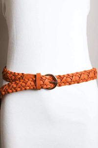 Ainslee Double Braided Belt in Camel