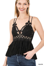 Load image into Gallery viewer, La Boheme Lace Cami with Bra Pads

