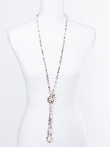 Long Beaded Necklace - (Choose from more Colors)