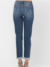 Load image into Gallery viewer, SALE - Brianna Mid Rise Destroyed Boyfriend
