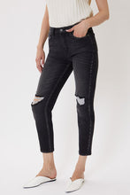 Load image into Gallery viewer, SALE - High Rise Black Mom Jeans (Sizes 1-15)
