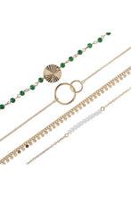 Load image into Gallery viewer, Golden Vibes Bracelet Set
