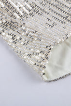 Load image into Gallery viewer, Lantern Sleeve Sequin Dress
