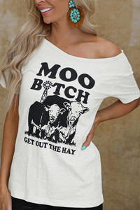 SALE - Get Out the Hay Off Shoulder Tee