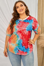 Load image into Gallery viewer, Plus Size Tie Dye Tee (1X-5X)
