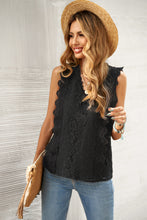 Load image into Gallery viewer, Tessa Black Lace Top
