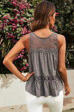 Load image into Gallery viewer, Malea Embroidered Top in Grey
