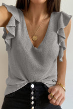 Load image into Gallery viewer, SALE - Cascading Knit Tank in Stone Grey
