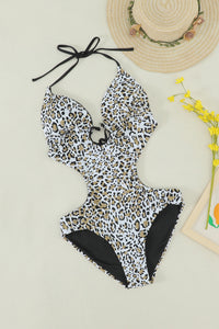 Leopard Cutaway Swimsuit
