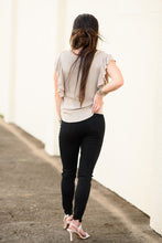 Load image into Gallery viewer, 5 Button Super Skinny Jeans in Black (Regular &amp; Plus)
