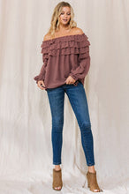 Load image into Gallery viewer, SALE - Azalea Blossoms Off Shoulder Top (Regular &amp; Plus)

