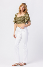 Load image into Gallery viewer, SALE - High Waist White Bootcut - 32&quot; Inseam
